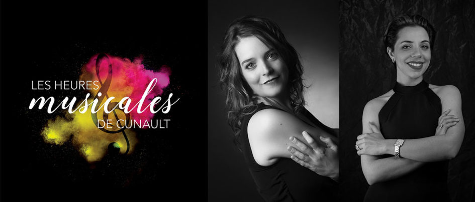 Alexandra Marcellier, soprane et Amandine Duchênes, pianiste en concert aux Heures Musicales de Cunault le 30 Juillet 2023.