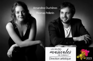Amandine Duchênes et Thomas Pellerin sont les Directeurs artistiques des 40èmes Heures Musicales de Cunault