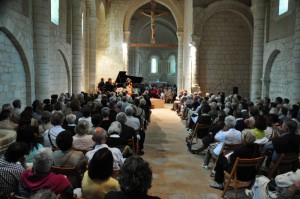 Concert des Heures Musicales de Cunault dans l'église de Trèves-Cunault